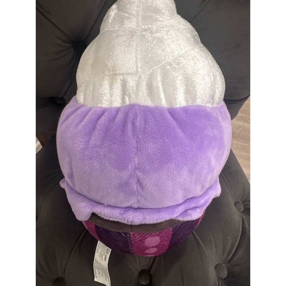Disney Munchlings Cupcake Ursela Plush Toy Purple Ice Cream Cone Crown kids - Picture 3 of 6